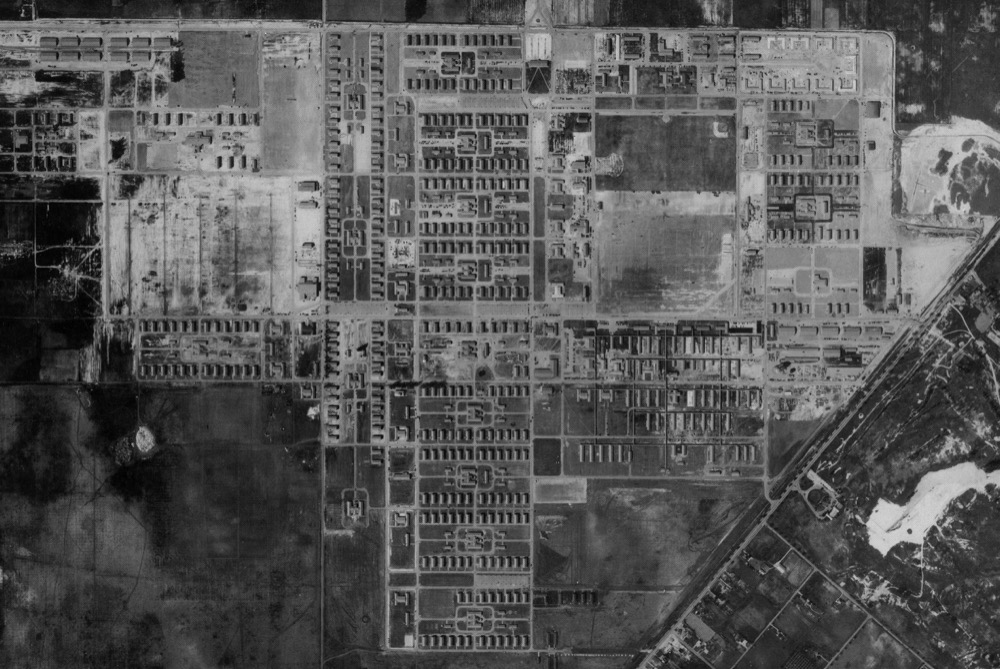 Aerial View of Santa Ana Army Air Base in 1948